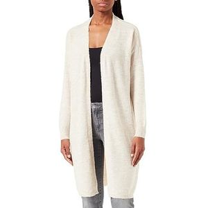 PIECES - Pcjuliana Ls Long Knit - Cardigan - Grijs