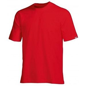 BP 1121-255-81-2XL Unisex T-shirt, 1/2 mouwen, ronde hals, lengte 70 cm, 180,00 g/m² katoen met stretch, rood, 2XL