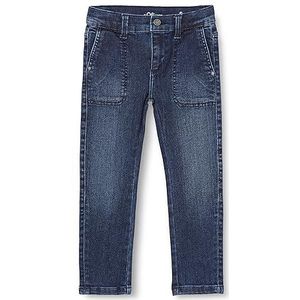 s.Oliver Junior Jongens Jeans Broek, Regular Fit Tapered Leg Blue 104, blauw, 104 cm