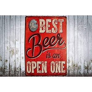Djo poster print vintage metalen tinnen bord 30 x 20 cm poster café bar
