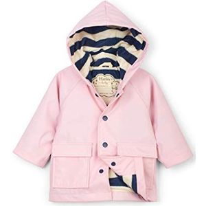 Hatley Regenjas voor babymeisjes, Klassiek roze en marineblauw, 18-24 maanden