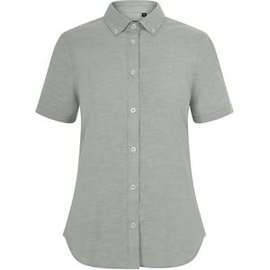 VELILLA 405025S Shirt met korte mouwen van Oxford-stof, elastisch, voor dames, lichtgroen, maat 2XL, licht olijfgroen, XXL