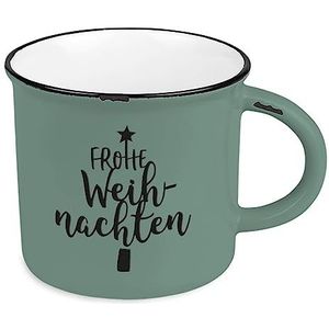 Koffiemok vintage | keramische beker om cadeau te geven | 400 ml | Kerstmis | Vrolijk kerstfeest