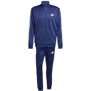 adidas - Sportswear Basic 3 Stripes - Trainingspak - Zwart - French Terry