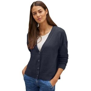 Street One Damescardigan, blauw (deep blue), 44