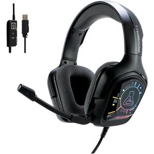 The G-Lab - Korp Cobalt 7.1 EX - Gaming Headset 7.1 Surround Sound - Hoogwaardige audio gaming headset, RGB-achtergrondverlichting, flexibele microfoon, licht en comfortabel - PS5, PS4, PC - Nieuw
