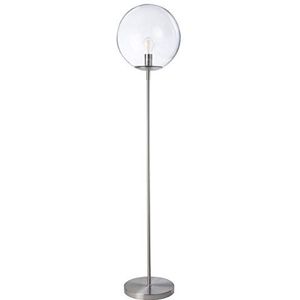 Hanglamp Globus, decoratieve lamp, 40 W, zilver, Ø 34 x H 160 cm