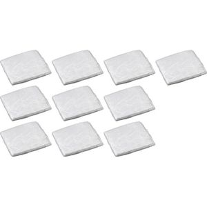 Meister Afdekfolie 5 x 4 m - 7 mµ - 10 stuks - transparant & waterdicht - HDPE/folie/beschermfolie/schilderfolie/multifunctionele folie / 4170440