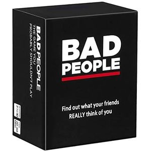 Dyce Games - Bad People Game - Ontdek wat je vrienden echt van je vinden - Kaartspel - Partyspel - Vanaf 17 jaar - Voor 3 t/m 10 spelers - Engelstalig