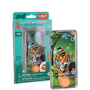 Wild Republic Myphone Tijger, cadeau-idee voor kinderen, reisspel, vrije tijd voor kinderen, ideaal voor uren onafhankelijk spelen, speelgoed voor de auto