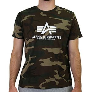 Alpha Industries Basis T-shirt Camo T-Shirt voor Mannen Wdl Camo 65