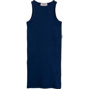 Replay Meisjesjurk van ribstof van katoen, 788 Steel Blue, 8 Jaren