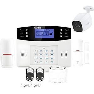 LIFEBOX - LBXEvolutionKC1 - alarmsysteem voor huis GSM, en verbonden camera, draadloos, Lifebox Evolution - set verbonden 1 - wit