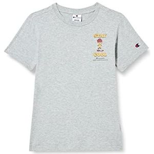 Champion Rochester 1919-Graphic Gallery S-S T-shirt, grijs melange (NOGM), 15-16 jaar kinderen en jongens, grijs gemêleerd (Nogm)