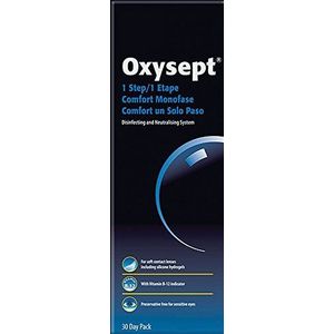 Oxysept 1 Step Lenzenvloeistof voor 1 Maand, 300 ml