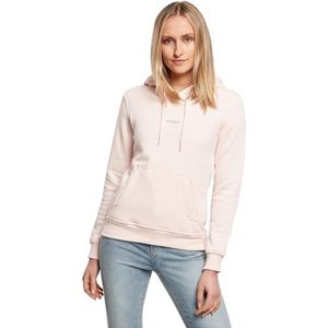Miss Tee Shine Bright Hoody, capuchontrui voor dames, casual hoodie met rugprint, regular fit, maten XS - 5XL, roze, 3XL