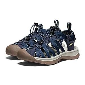 KEEN Women's Whisper Sport Sandal, Navy/Birch, 8