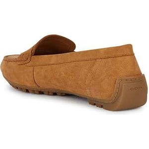 Geox Dames D Kosmopolis + Grip Moccasin, Cognac, 36,5 EU, cognac, 36.5 EU