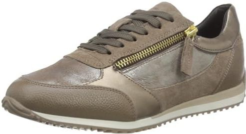 Geox - D Calithe A - Sneakers - Dk Taupe - Ademend