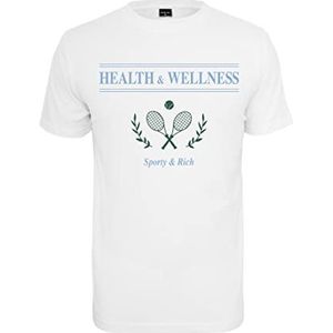 Mister Tee Heren Health & Wellness Tee T-Shirt, Wit, XL