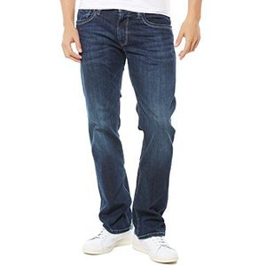 Pepe Jeans Kingston Jeans voor heren, Blauw (Denim-z45), 33W / 34L