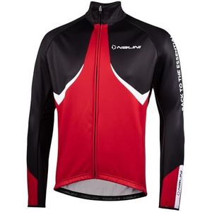 NALINI 03059001100C100.10 CYGNUS JKT Herenjas, zwart/rood, 3XL