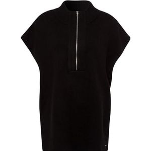 BRAX Dames Style Tess gebreid vest in moderne look pullunder, zwart, 48