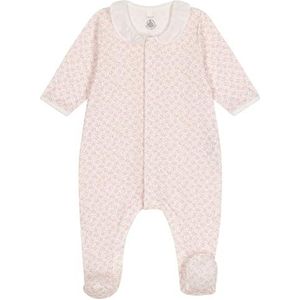 Petit Bateau Pyjama voor meisjes, Marshmallow/Panty, 24 Maanden