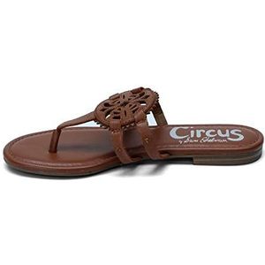 Circus by Sam Edelman Canyon platte sandaal voor dames, Zadel, 36 EU