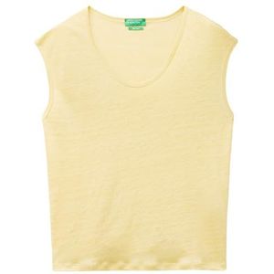 Undercolors of Benetton T-shirt voor dames, geel zand 3z6, M
