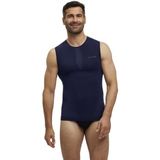 FALKE Heren Top van onderlaag Warm M S/l Sh functioneel materiaal sneldrogend 1 stuk, Blauw Space Blue 6116, S