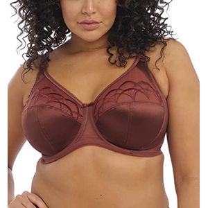 Elomi Women's Plus Size Cate Underwire Full Cup Banded Bra, Dark Copper, 34G