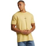 Merchcode Shirt 'Think Different'  geel / zwart