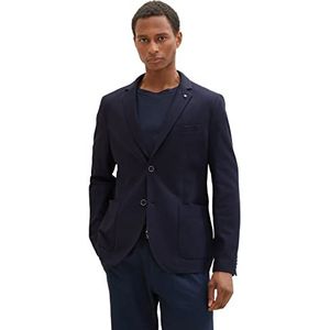 TOM TAILOR Herenblazer met structuur, 10668 - Sky Captain Blue, 44