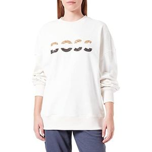 BOSS Women's Ecomy Sweatshirt, Open White118, XL