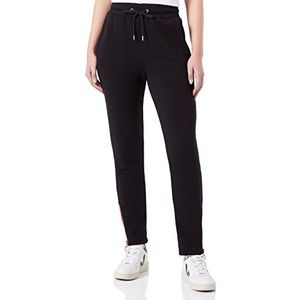 Love Moschino Regular Fit Jogger vrijetijdsbroek voor dames, Zwart, 40
