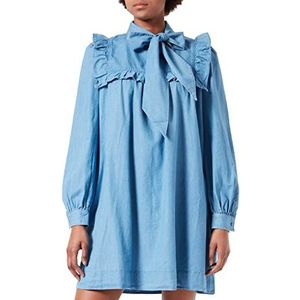 HUGO Kerya jurk voor dames, Dark Blue402, 46 NL