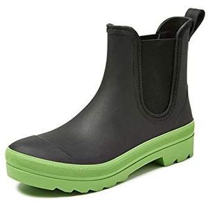 Gevavi Boots-4200 Dameslaarzen enkelhoge SEBS zwart/lime