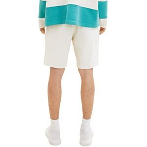 TOM TAILOR Denim Heren 1036278 Bermuda Shorts, 31718-White Sand, M, 31718 - wit zand, M