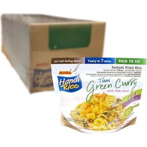 MAMA - Instant Rijst Groene Curry Vis - Multipack (10 X 80 GR)