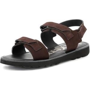 Kickers - Kick Neos - Sandalen - Bruin - Leer
