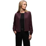 Street One Dames Blouson met glitterdetails in Rood, in size: 34