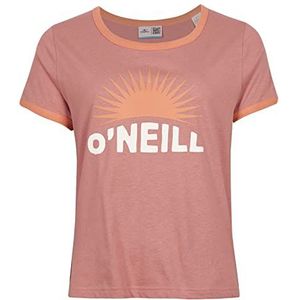 O'NEILL MARRI Ringer T-Shirt 14023 Ash Rose, Regular voor dames, 14023 Ash Rose, M/L