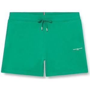 Tommy Hilfiger Dames 1985 Mini Corp Logo Terry Shorts Olympisch Groen L, Olympisch Groen, L