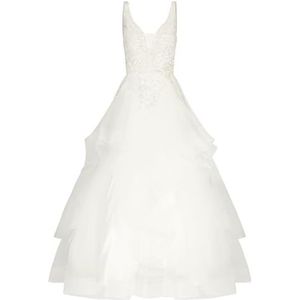 APART - Lange Trouwjurk - Crème