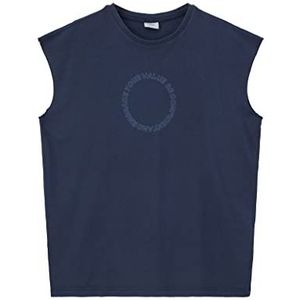 s.Oliver Junior Boy's 2130538 T-shirt, mouwloos, blauw 5952, 140, blauw 5952, 140 cm