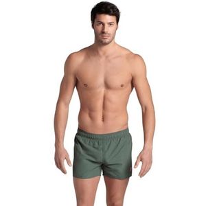 Arena Fundamentals R X-shorts voor heren, Sage-Fluo Red, M