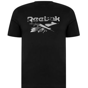 Reebok Heren Modern Camo T-Shirt, Zwart, L, Zwart, M