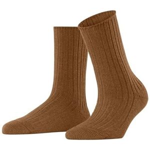 ESPRIT Dames Sokken Hygge W So wol kasjmier eenkleurig 1 paar, Bruin Sawdust 5586, 39-42