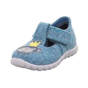 Superfit Happy pantoffels voor jongens, blauw 8010, 19 EU